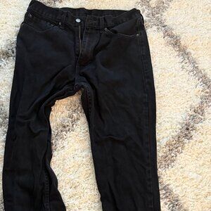 Levi's Men Black Regular Fit Jeans